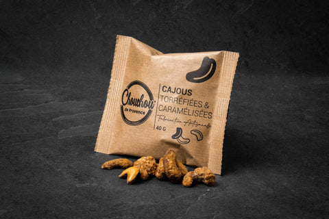 Sachet 40g de praline provencale artisanale noix de cajou