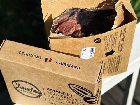 Étui 50g - Chouchou Amandes Françaises Torréfiées Caramélisées