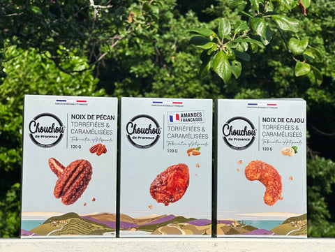 Chouchous Artisanaux Noix de Pécan Caramélisées - Étui Provençal 120G