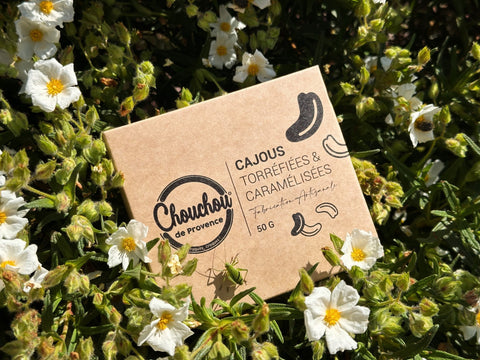 Étui 50g - Chouchou Cajous Torréfiées Caramélisées