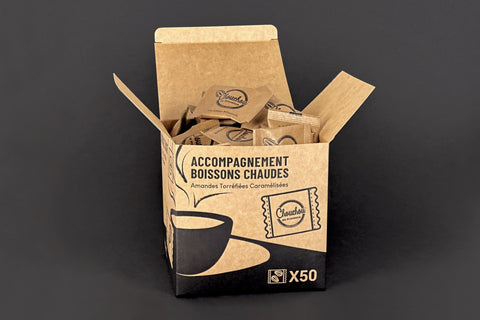 à la maison comme en terrasse : des chouchous en bord de tasse. 
