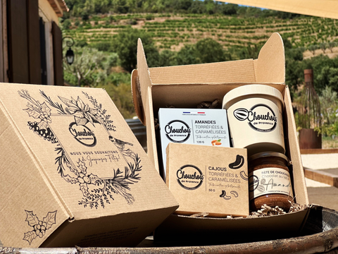 🎁 Coffret de Noël Artisanal  – Chouchous & Pâte à Tartiner 😋