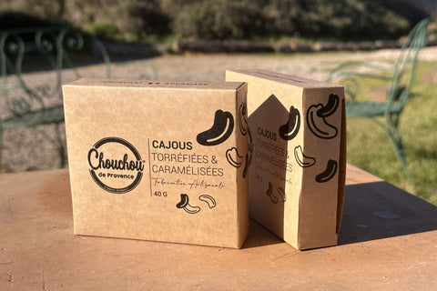 idée cadeau artisanal hotel. Artisan confiseur fruit sec torréfié et caramélisé
