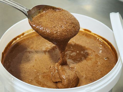 Pâte artisanale de Noisette torréfiée caramélisée croustillante