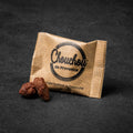 Sachet avec 2 Amandes Caramélisées pour accompagner un cafe ou boissons chaudes. Pauses gourmandes.