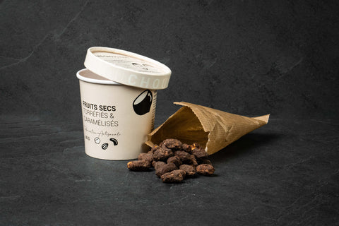 Chouchou Arachide chocolat noir ou lait en pot